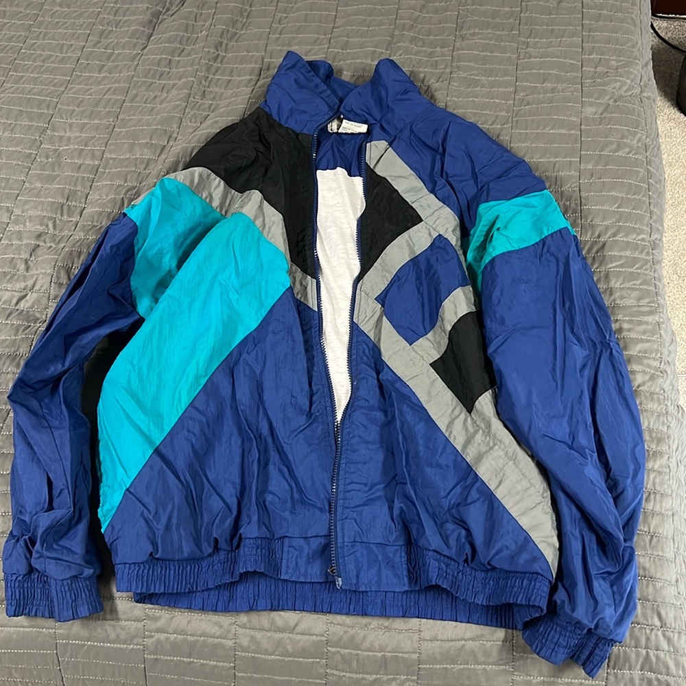 Retro windbreaker jacket